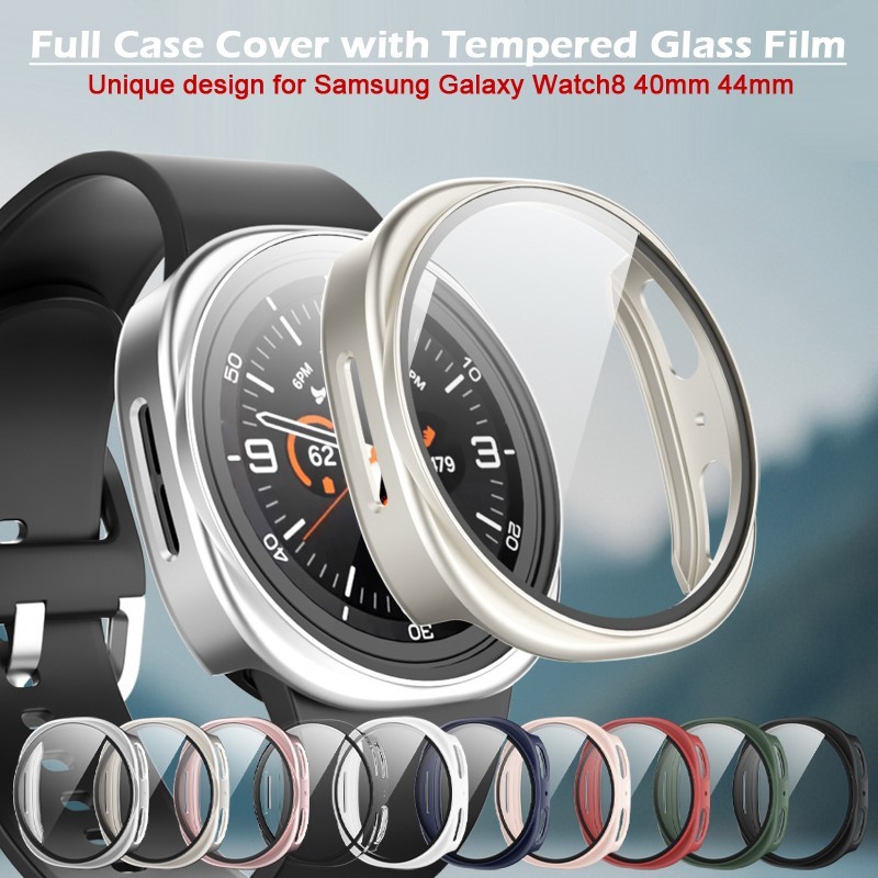 Hard Full Case Cover Watch Screen Protector for Samsung Galaxy Watch8 40mm 44mm