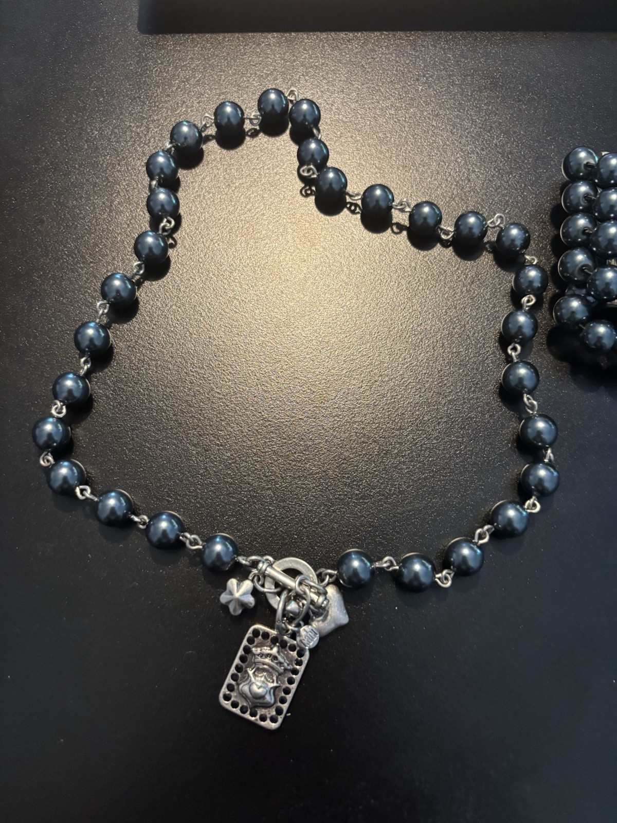 CAbi Blue Ball Necklace and Bracelet. Great Condition. Original Box.