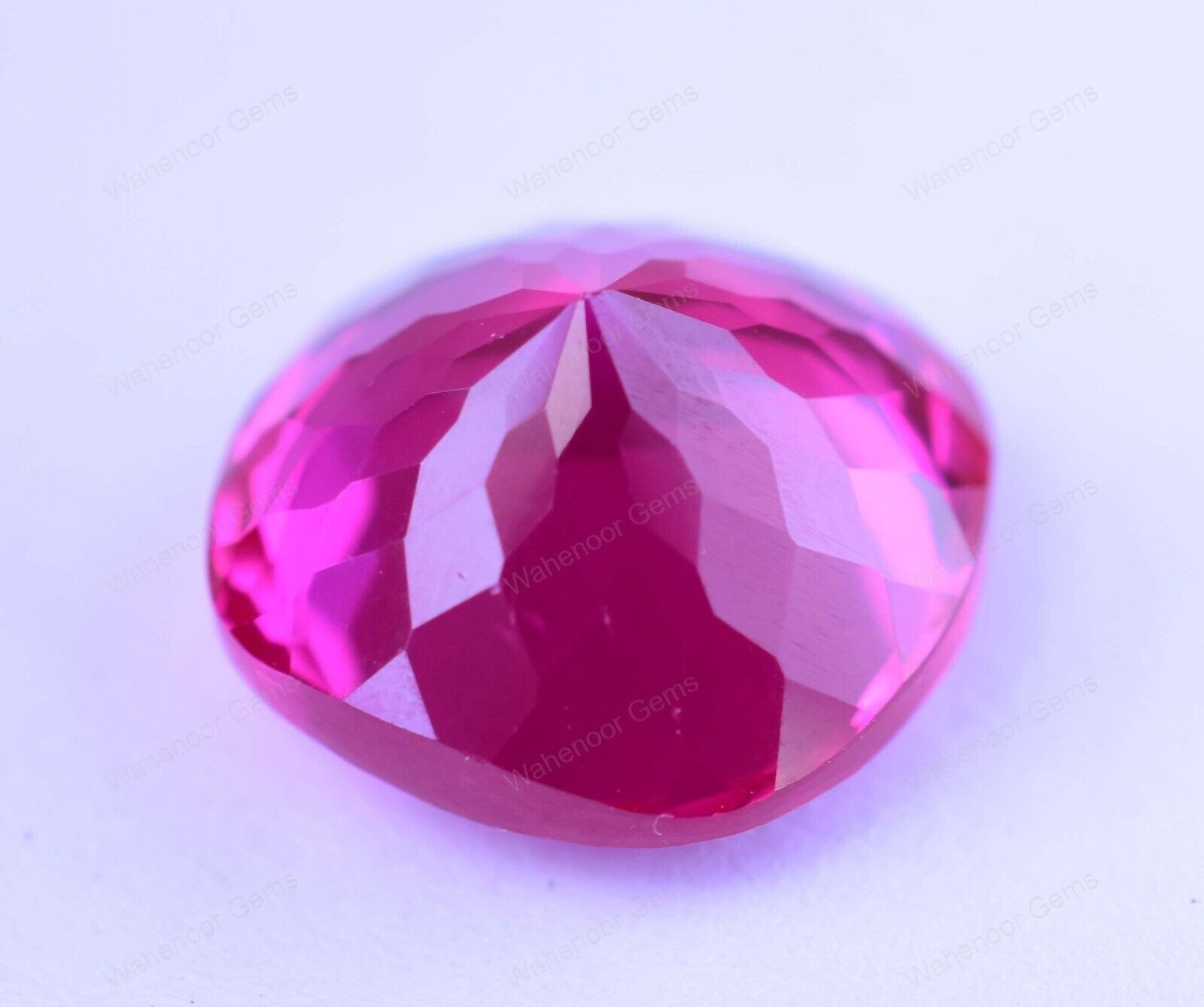 14.70 Ct Natural Mogok Rose Red Ruby Cushion Stunning CERTIFIED Loose Gemstone