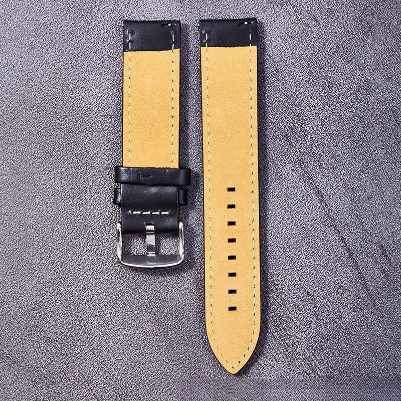 Quality Genuine Leather Watch Strap Fashionable Universal Band 18 20 22 24 26mm