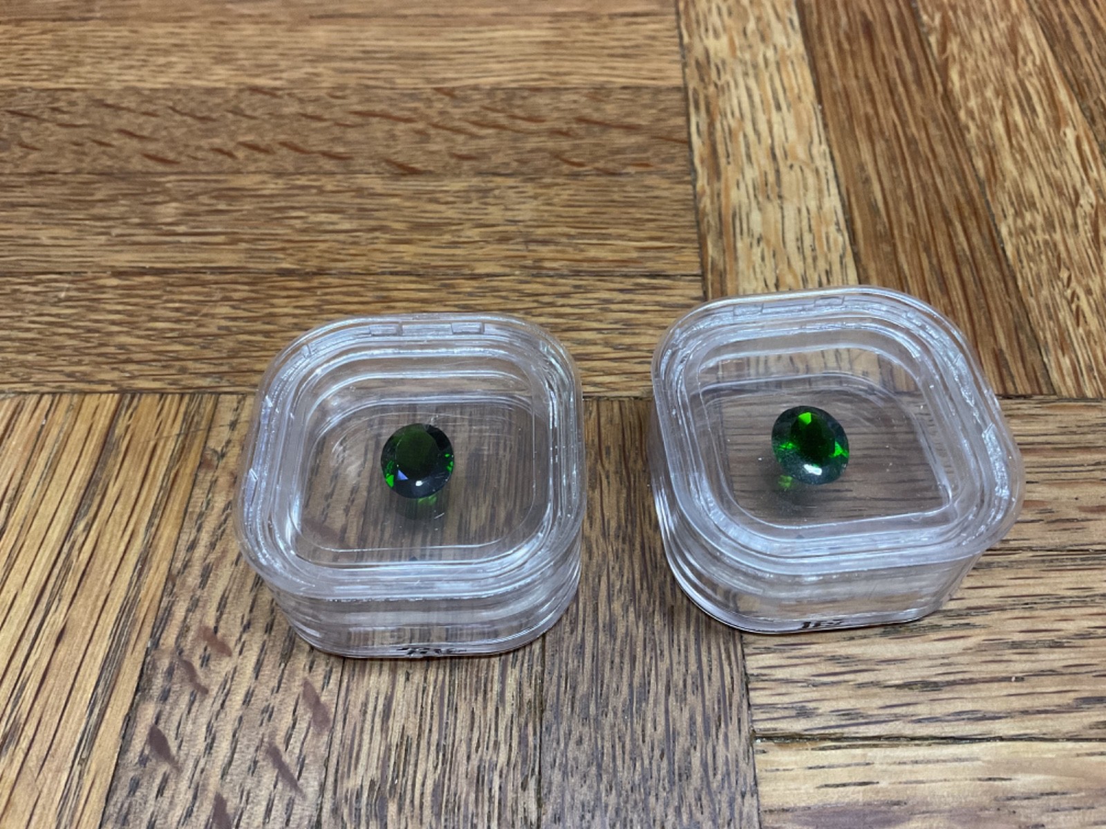 Russian Chrome Diopside Pair – 3.25ct Each (6.5ctw) 11×9mm Oval Loose Gems