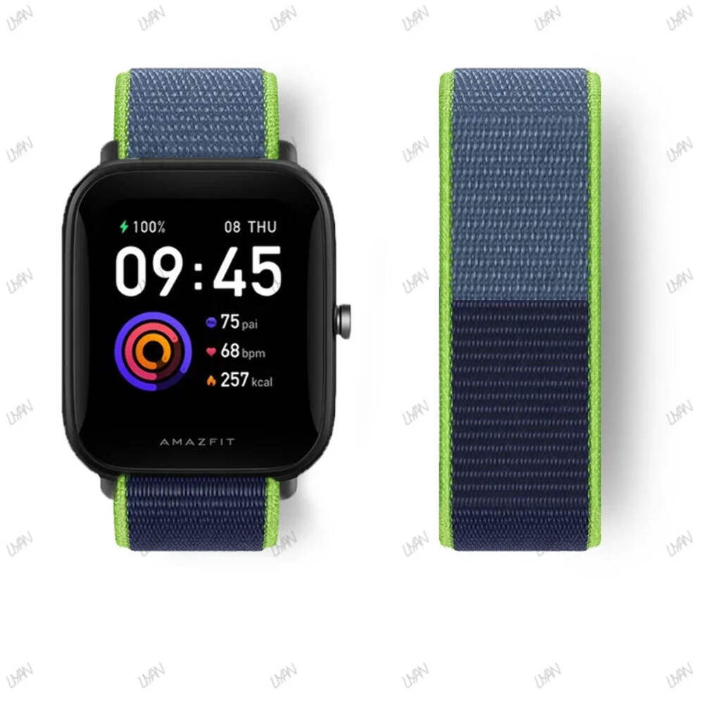 20mm/22mm watch band For Amazfit GTR/GTS 4-3-2-2e/GTR 42mm-47mm/bip-U-S-lite Nyl