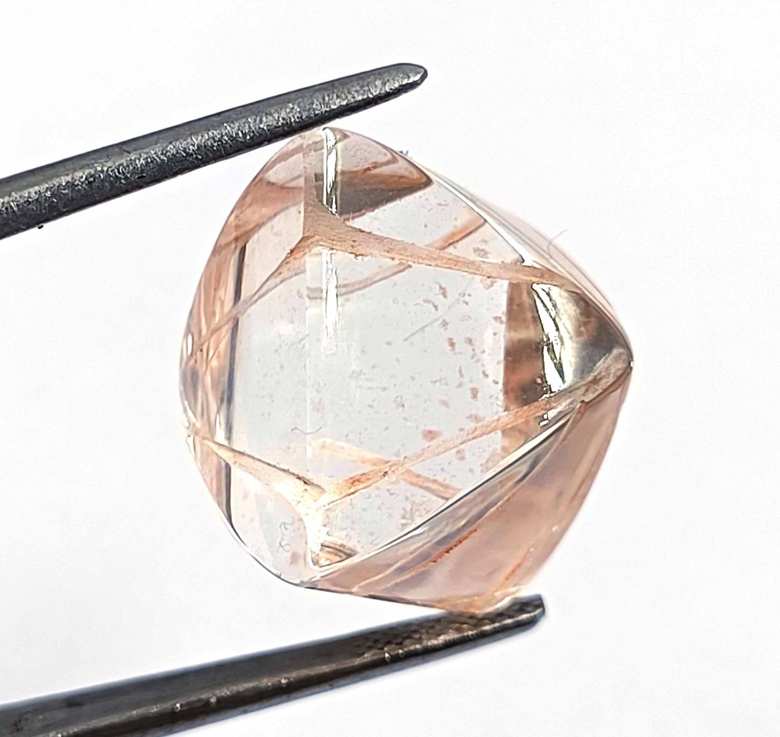 15 Ct Raw Lab Grown Diamond CVD FL Clarity D Color IGL Loose Gemstone ” 5AOW