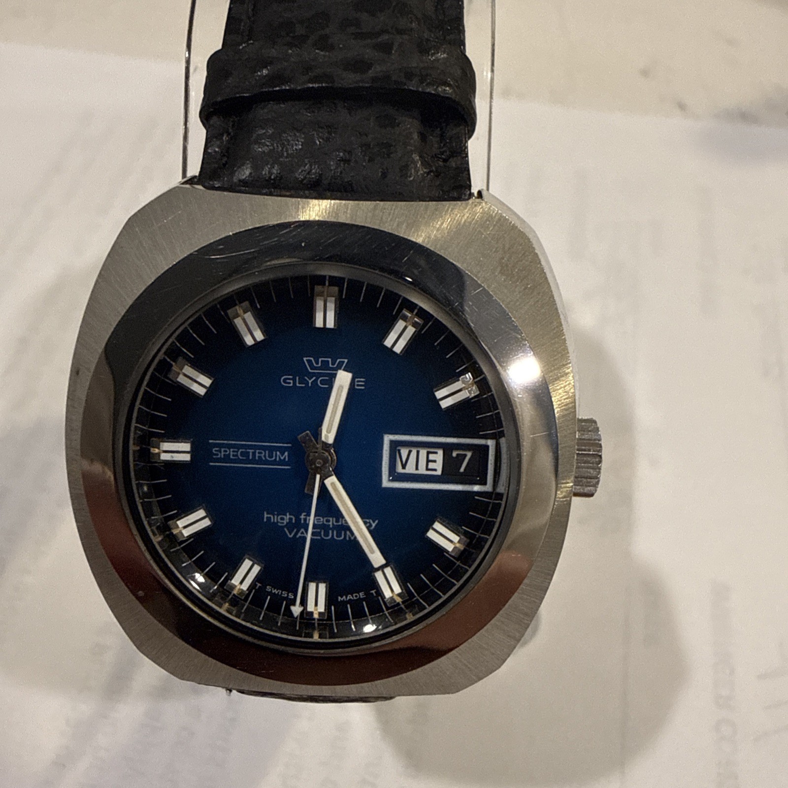 Glycine Spectrum High Freq Vacuum Auto Blue Dial Ref. 314.211 –Freshly Serviced