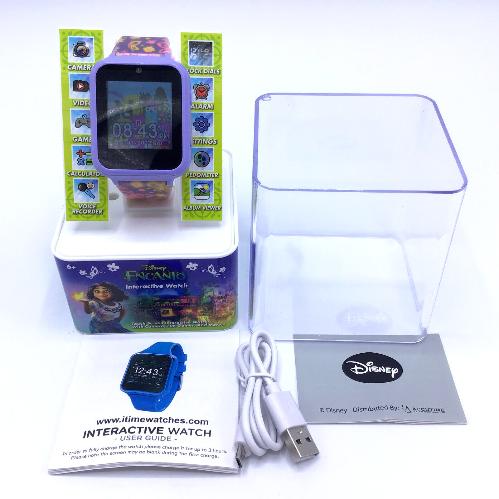 Disney Encanto Touch Screen Interactive Watch with Camera , Games, Video – EUC