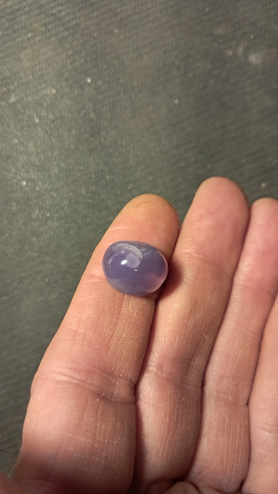 Holly Blue Agate Cabochon 15×12.2mm Oval