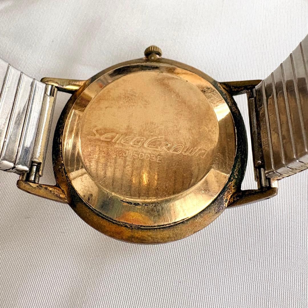 Seiko Crown Manual Wind Men’s Watch 21 Jewels J15003 Used Not Confirmed SA430