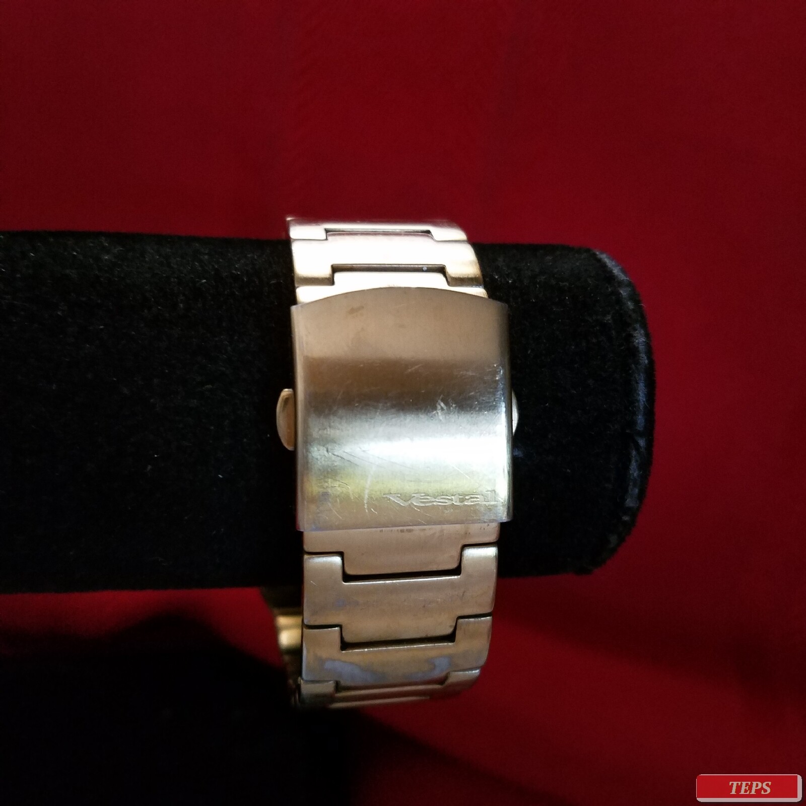 Vestal “Maxell jr.” (Gold) 50M Digital China Movement w/ Date & Light