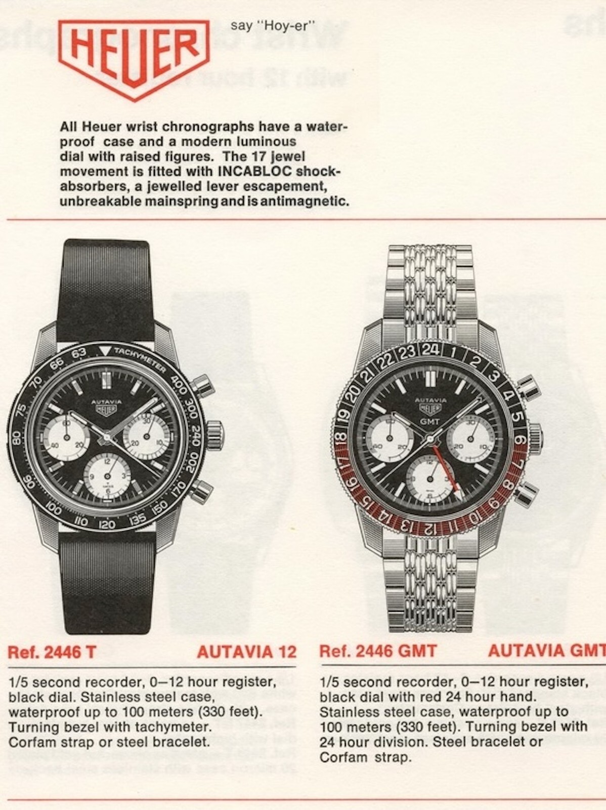ALL SIZES Genuine CorfaM® Watch Straps for Vintage 60s & 70s Sport Watches 3