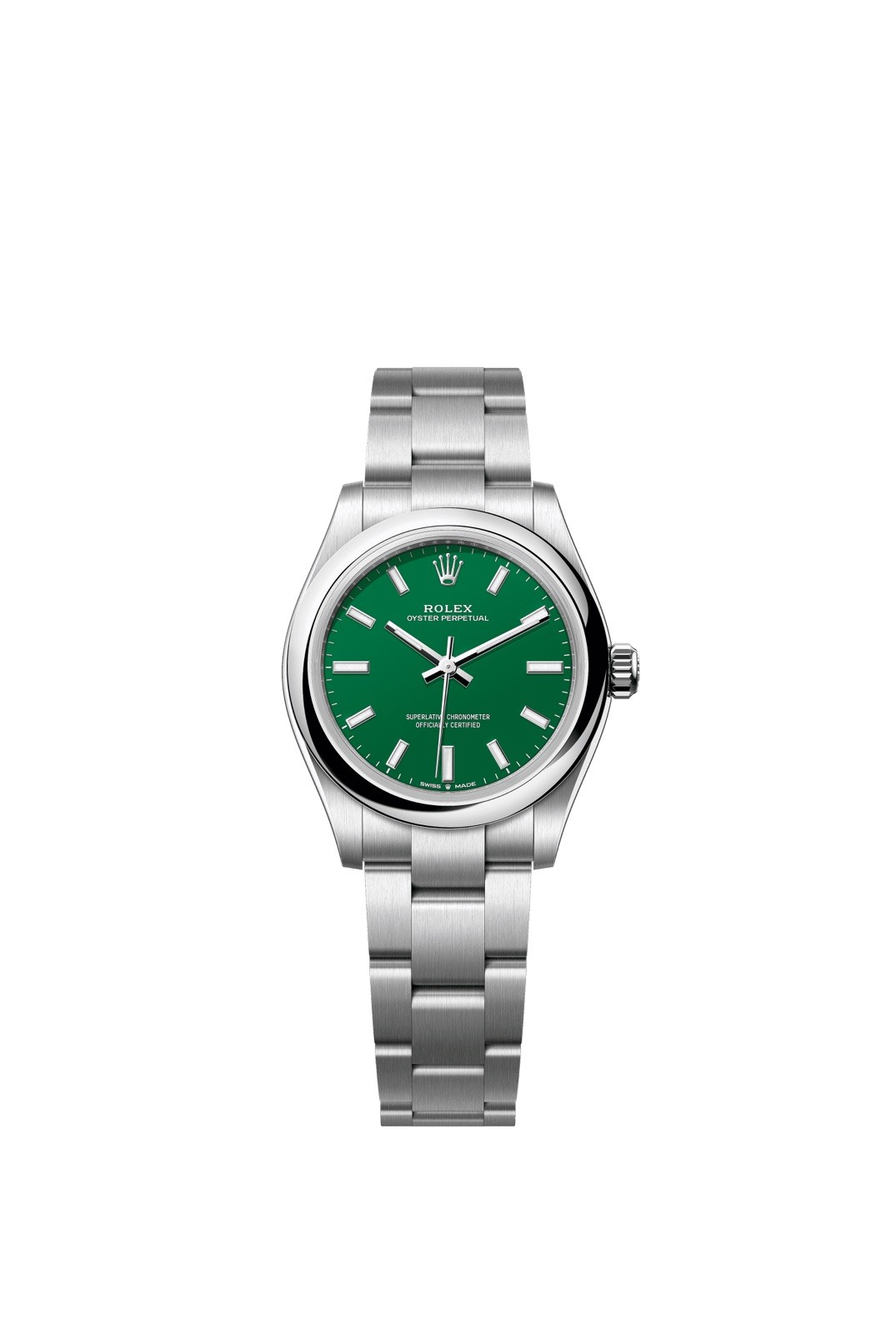 NEW Jan 2026 Rolex Oyster Perpetual 277200 31mm Green UNWORN