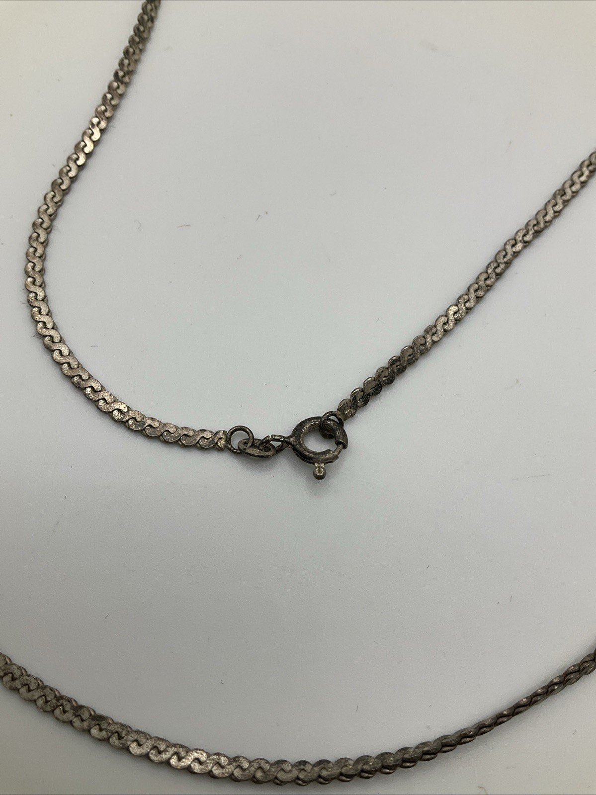 Marked 925 Silver Necklace Vintage