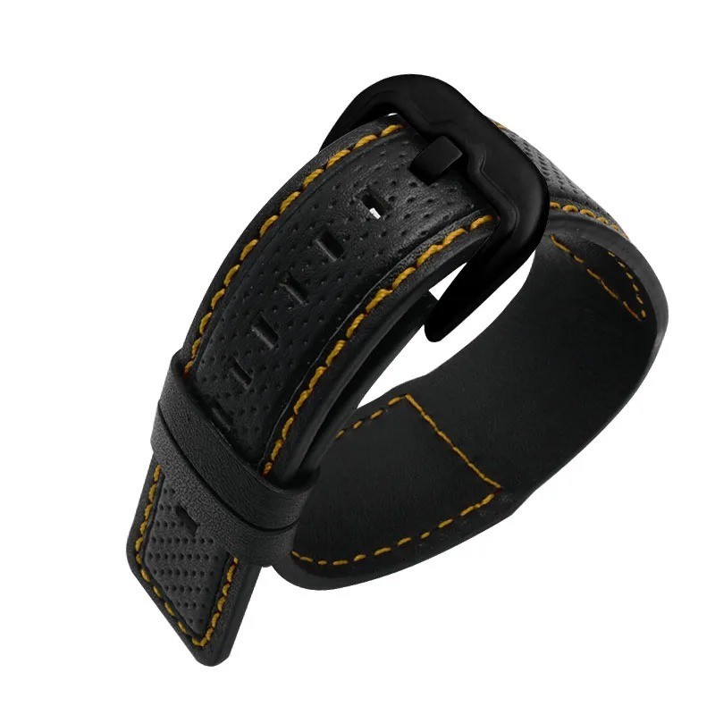 Premium Cow Leather Watch Band for Dietrich – 24mm Waterproof Strap with Pin Buc