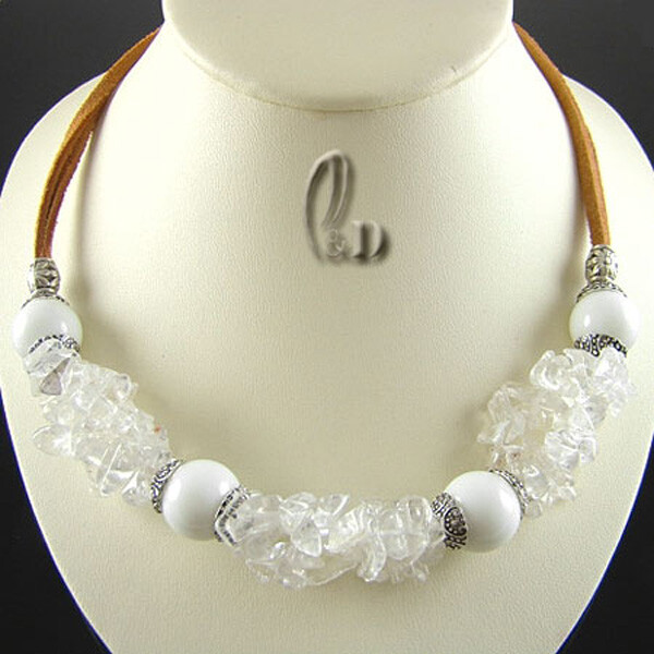 AU STOCK CHIC MULTIPLE GENUINE NATURAL STONE GEMSTONE NECKLACE N006