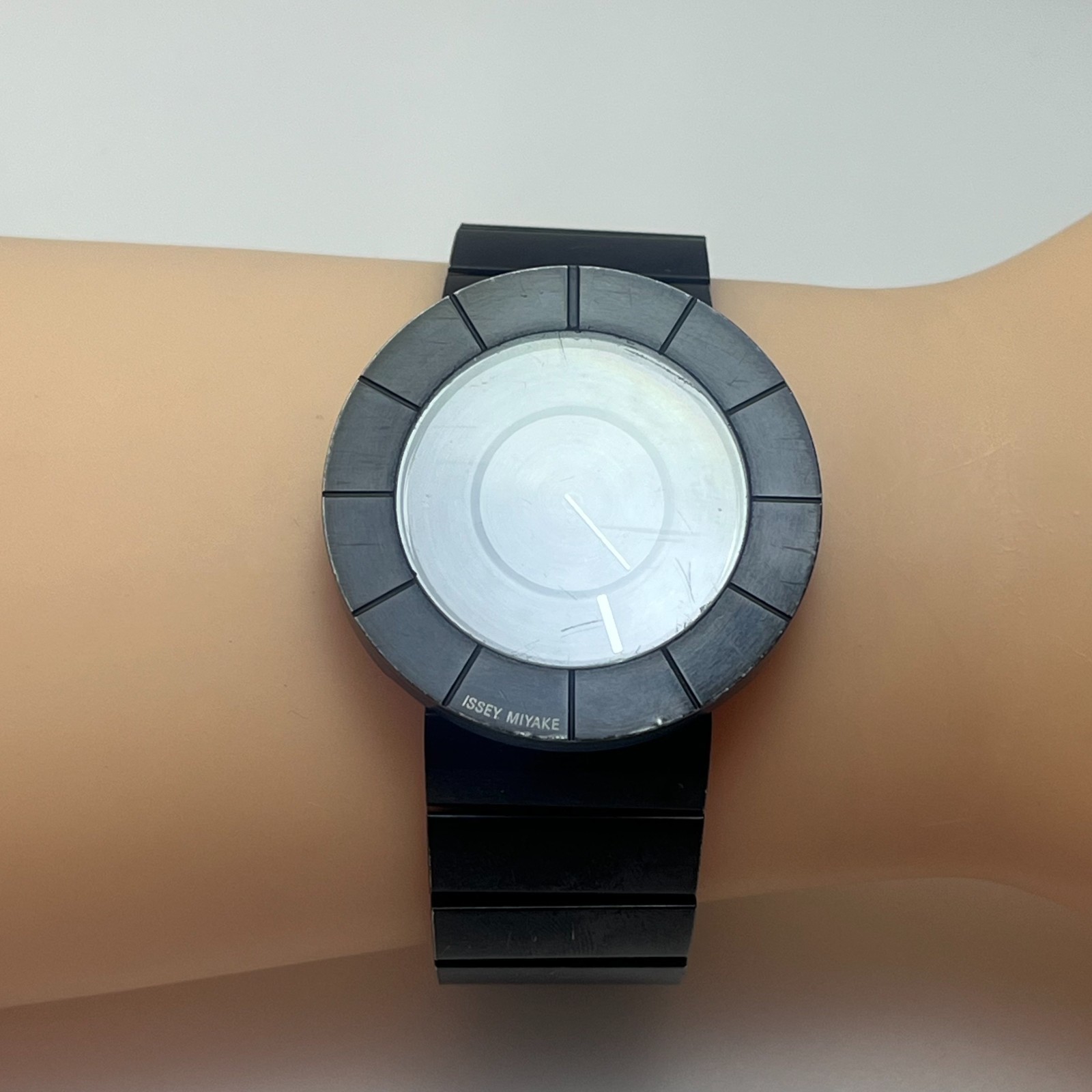 SEIKO ISSEY MIYAKE Qz Watch “TO” by Yoshioka Tokujin Black SILAN002 JAPAN #311B
