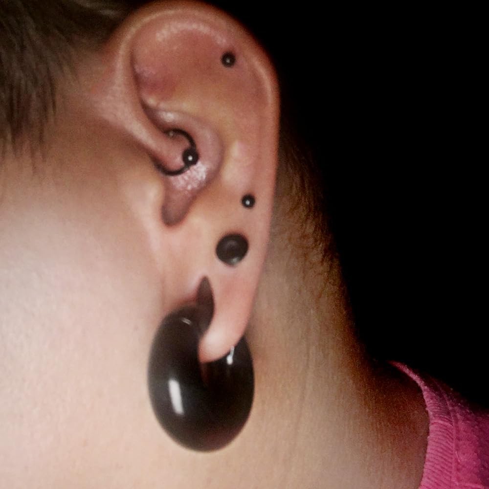 0 gauge earrings Ear Weights for Stretched Ears, Size 0 Gauges Hoop Earrings …