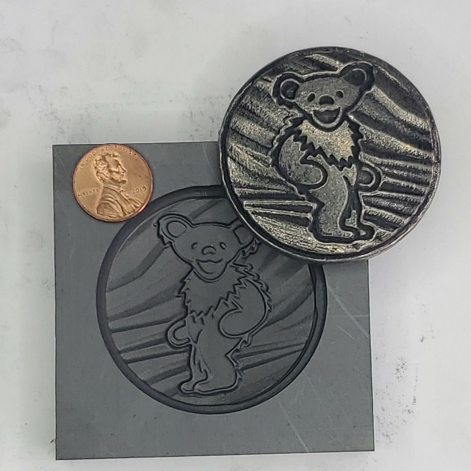 Deadbear 3D Graphite Ingot Mold Gold Silver Copper Tin Melting Casting Refining