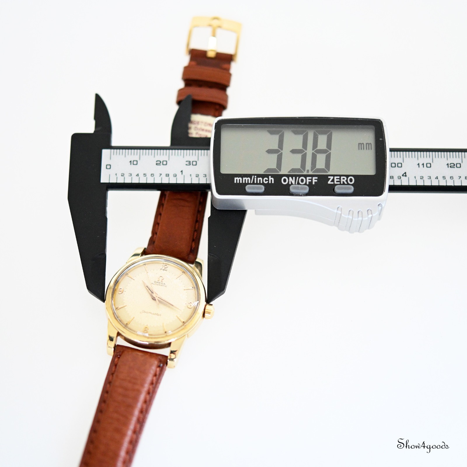Omega Seamaster Gold caped 2846-2848 SC3 Automatic Cal 501 Overhauled – 1958