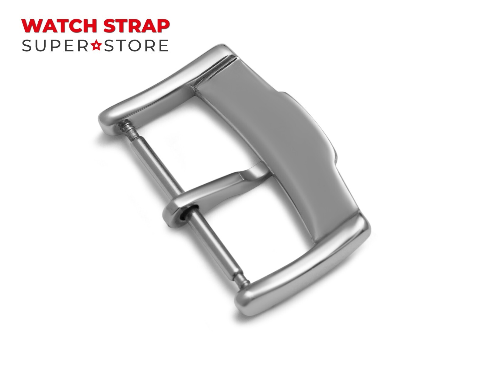20mm SILVER Tongue Classic Buckle For OMEGA Leather Watch Strap Band Clasp Pins