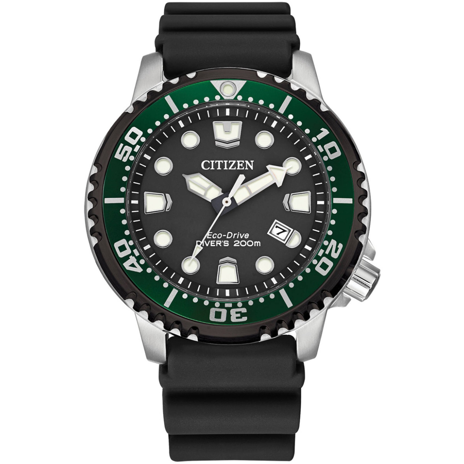 Citizen Men’s Watch Promaster Dive Black Dial Polyurethane Strap BN0155-08E