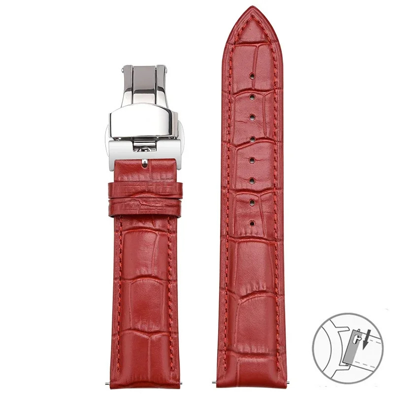 Watch Repair Genuine Cowhide Quick Release Strap Fit Tissot Watches