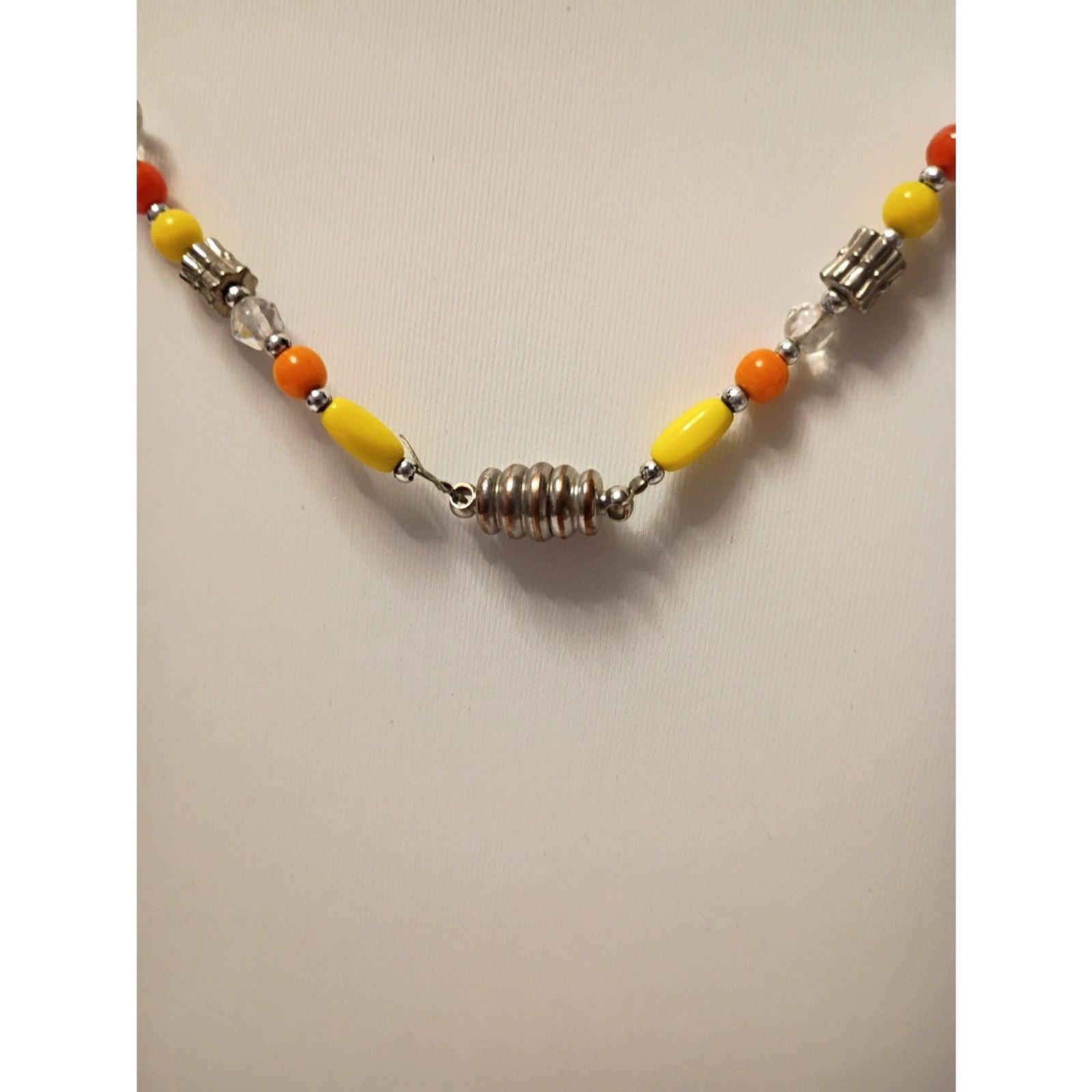 Lovely Colorful and Lightweight Necklace of Small Glass beads of Many Colors