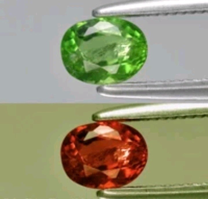 0.36 CT Oval Green Chrome Tourmaline Unheated Natural Tanzania Gem 4.5×3.5×2.8mm