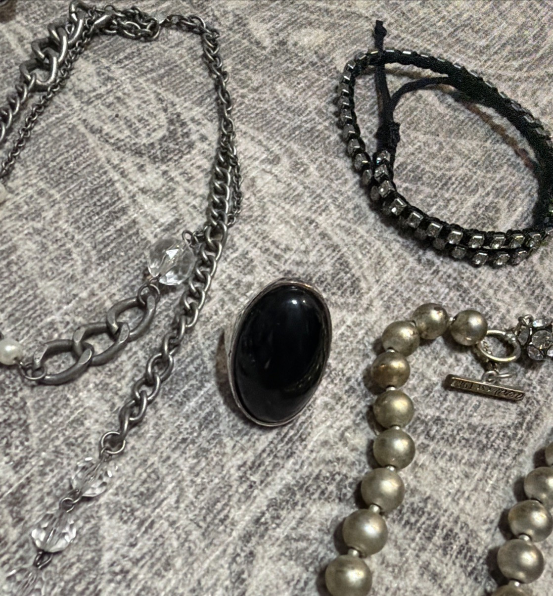 20 Lot Gothic Inspired Costume Jewelry Romance Core Goth Black Emo Renaissance