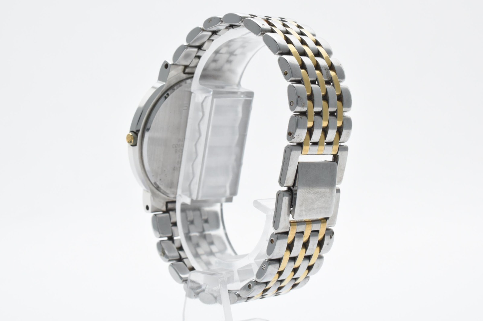 SEIKO Session 8N41-7010 Quartz Two-Tone Analog Bracelet Watch Silver Dial 34mm