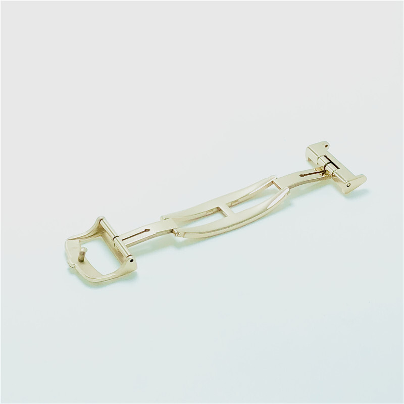 Quality Stainless Steel Watch Buckle Butterfly Clasp 18mm Fits Jaeger LeCoultre