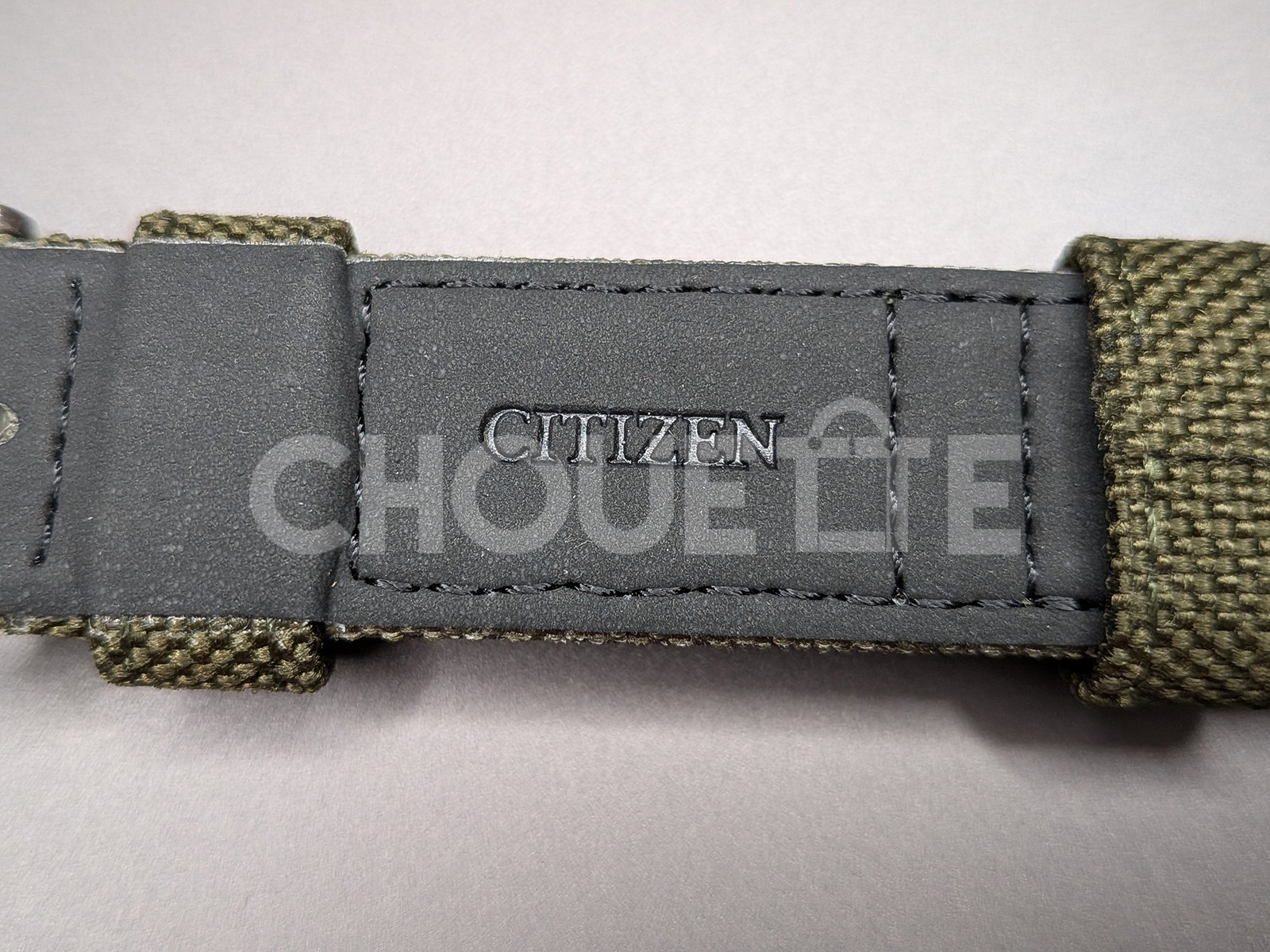 OEM Citizen 18mm Green Canvas Watch Band for Eco-Drive BM8180-03E, E101-S006597