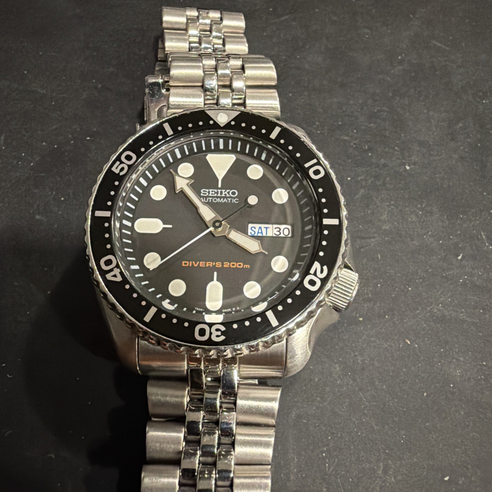 PRE OWNED SEIKO DIVERS 7S26-0020 SKX007K 200m AUTOMATIC MENS WATCH