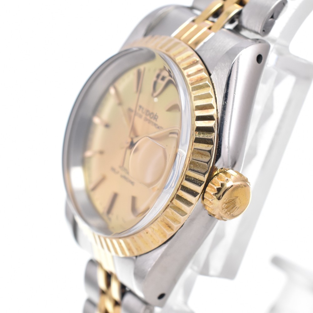 withpaper TUDOR Princess Oyster Date 92413 SS/YG Automatic Ladies Watch R#149272