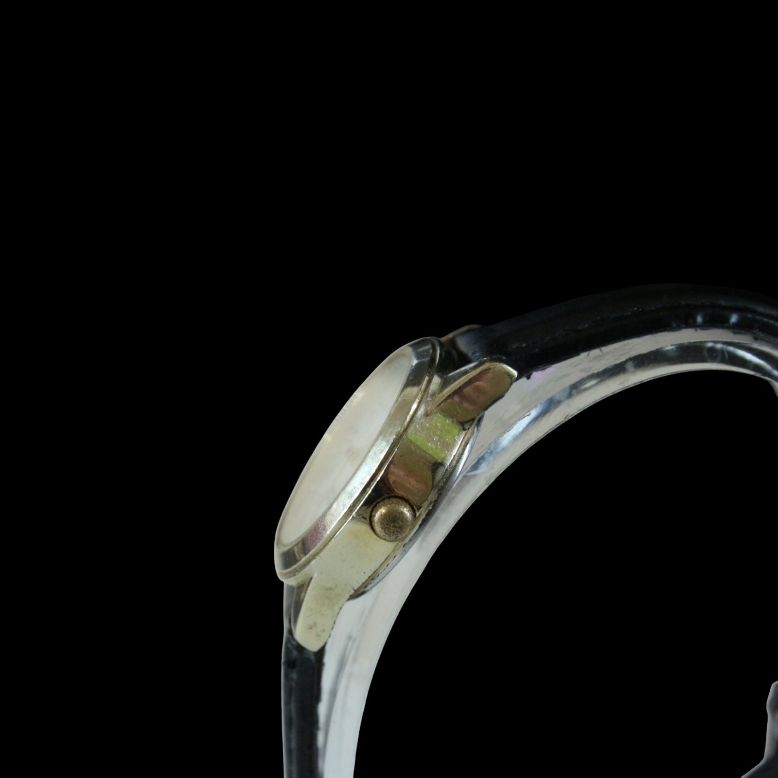 Timex Watch Lot Indiglo Easy Reader Gold & Black Leather Vintage MOP Pearl Work