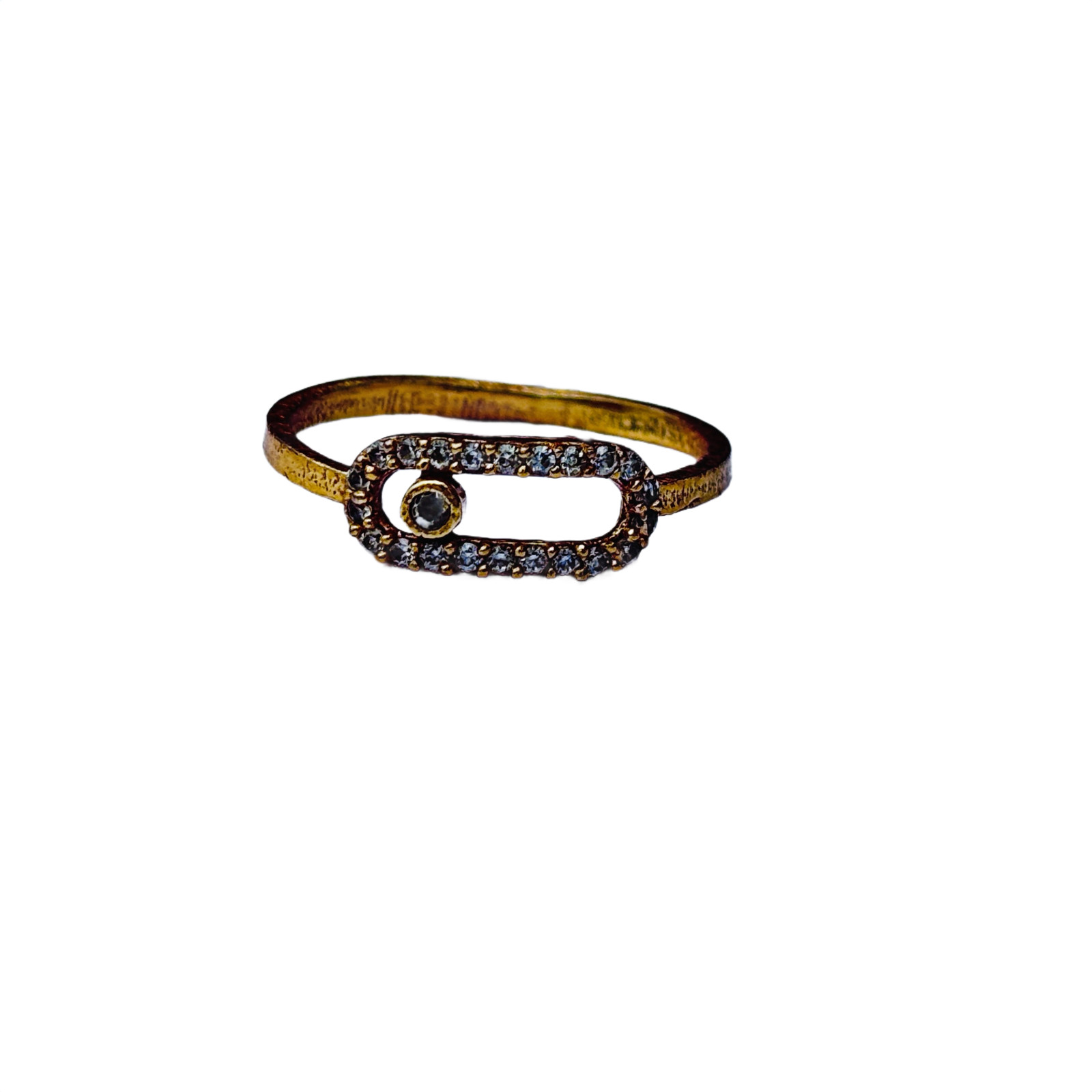 Adjustable Gold Plated Ring Fashion Statement Open Band Everyday Jewelry Ring
