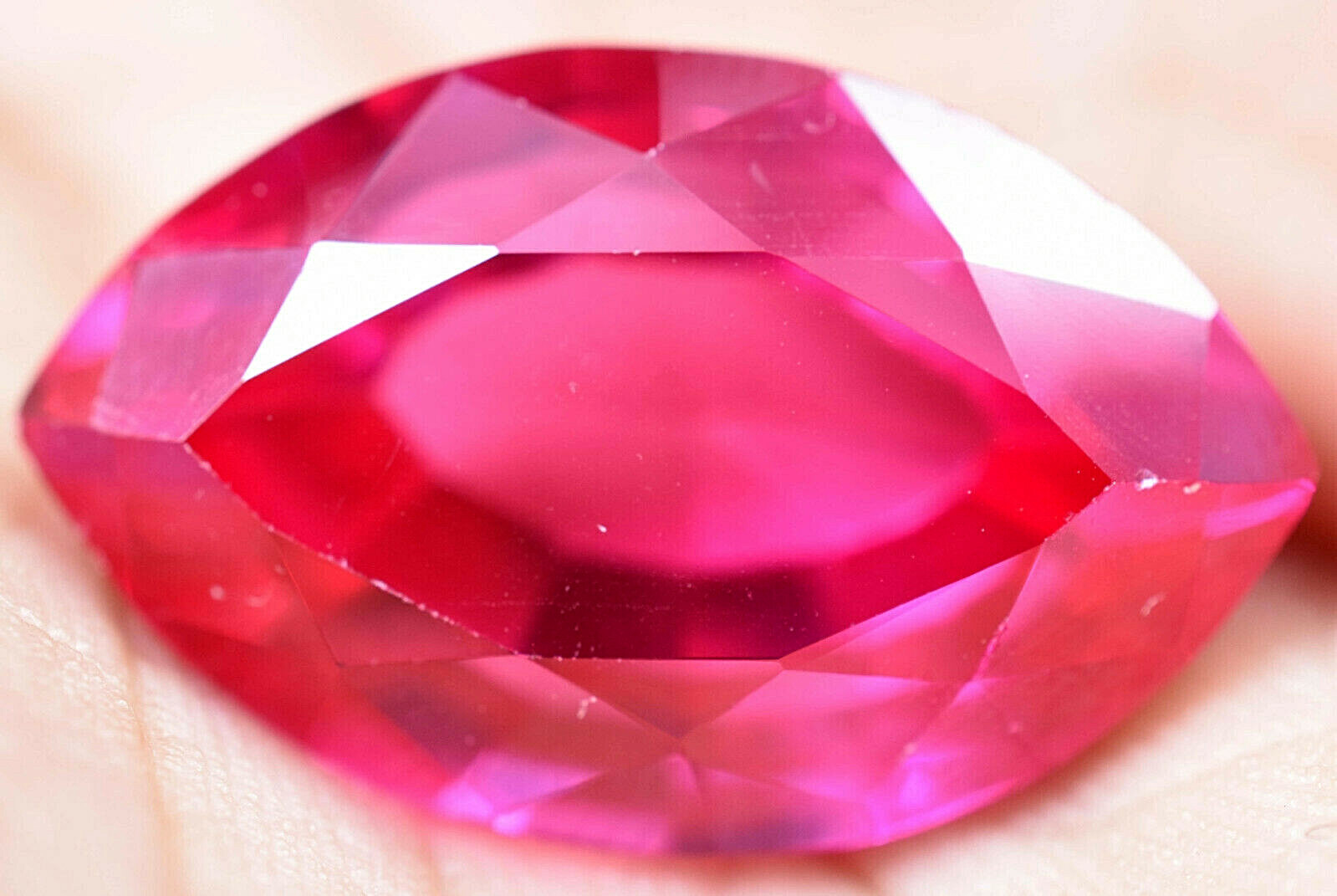 40.55 Ct Natural Mogok Rich Pink Huge Ruby GGL Certified Treated Gemstone