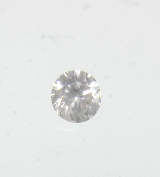 0.11CTS NATURAL REAL RARE WHITE ROUND SOLITAIRE DIAMOND 3.16-3.18×1.88MM