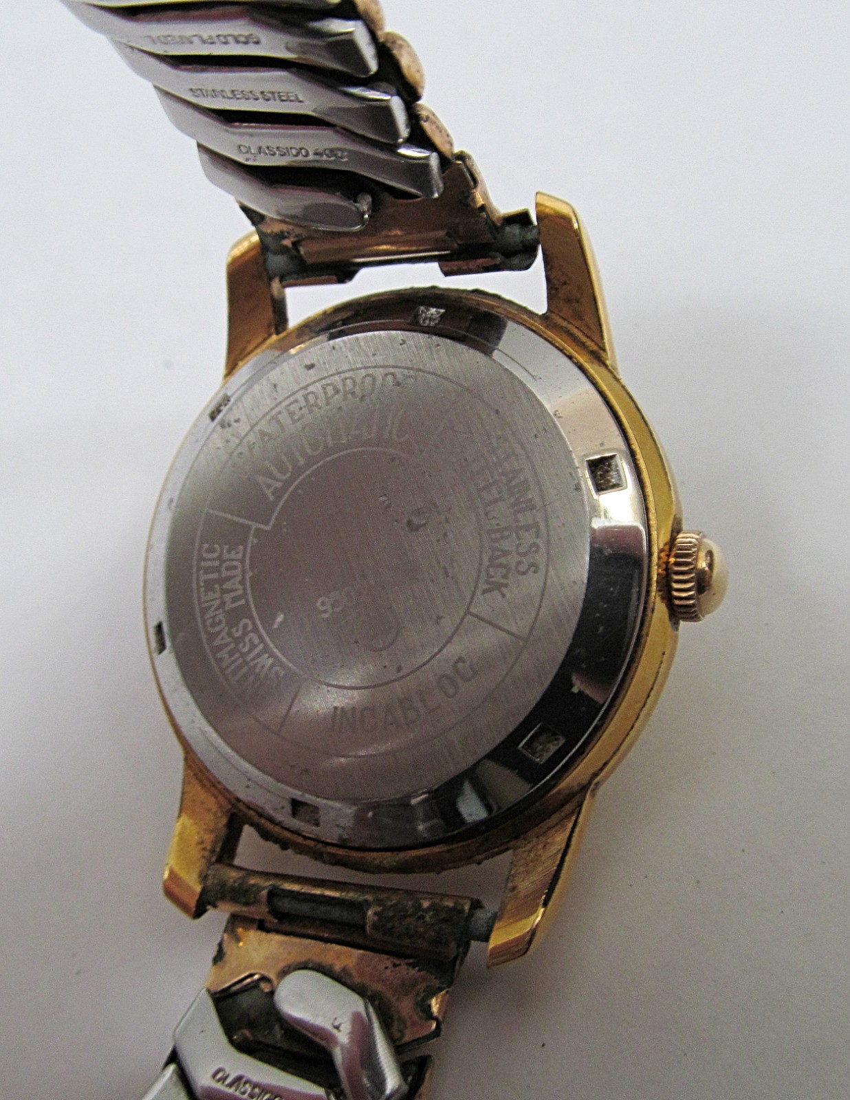 Vintage Jungfrau 25 Rubis Incabloc Automatic Movement Swiss Wristwatch 9502-39