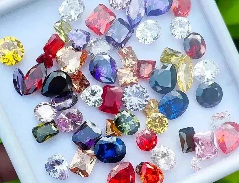 60 Ct+ Mix Cut Multicolor Certified Natural Cambodian Zircon Lot Loose Gemstone