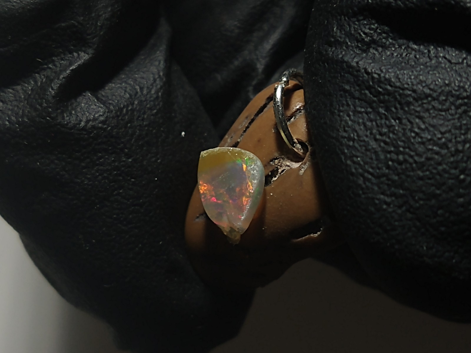 Walnut Opal Pendant