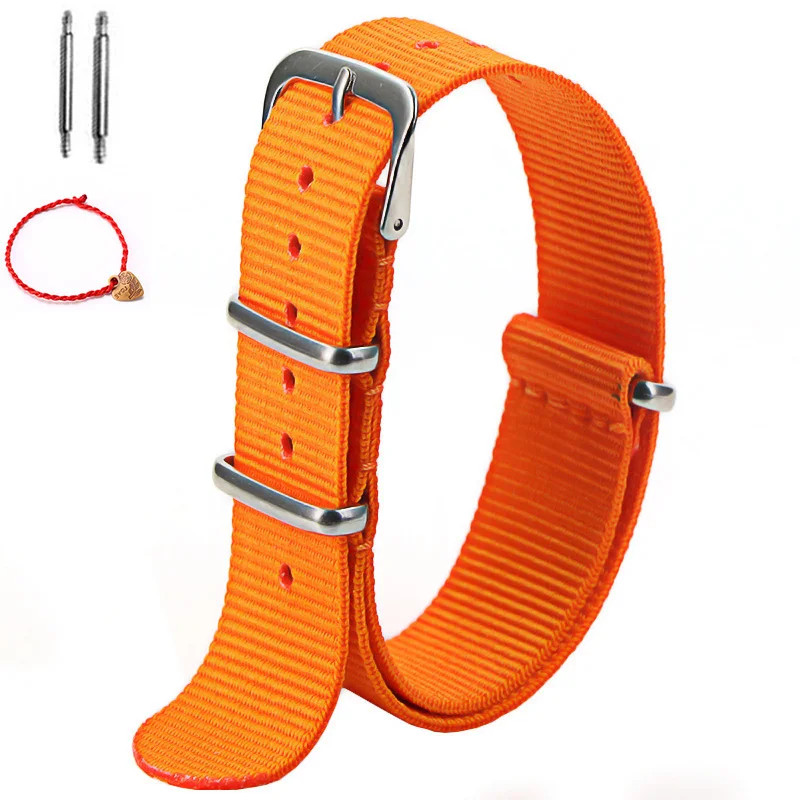 1Pcs Nylon Strap 16Mm 18Mm 20Mm 22Mm Nylon Watch Band Replacement Watch Strap fo