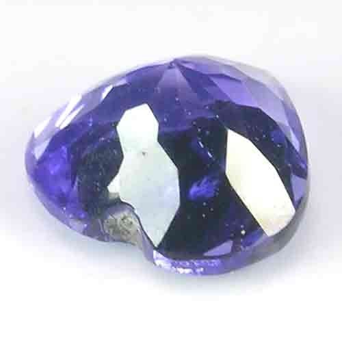 SYMMETRICAL NATURAL PURPLE BLUE COLOR TANZANITE GEM – HEART SHAPE