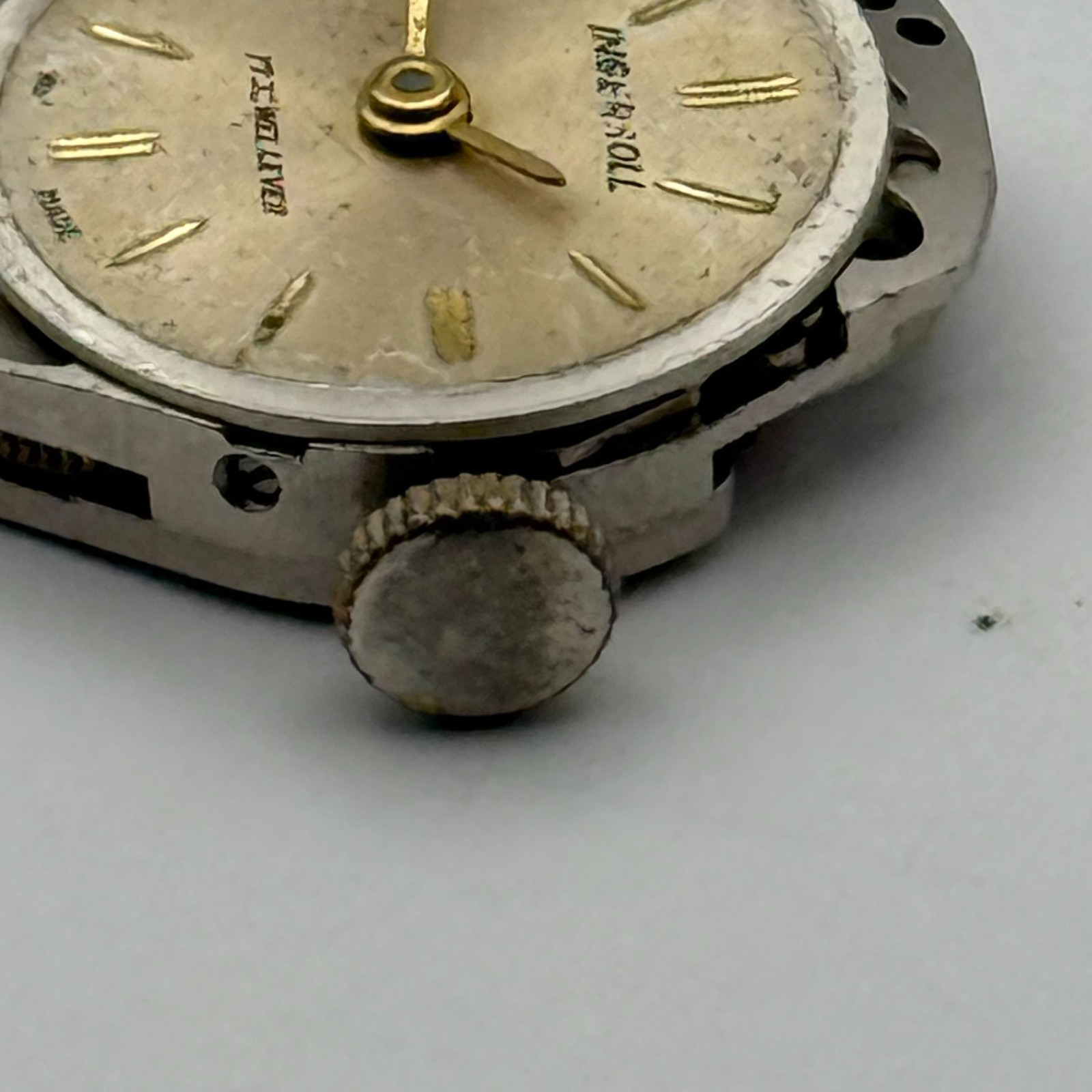 FHF ST 69-21 Watch Movement Ingersoll 17 Jewels Lever Manual Wind Parts 17.7mm