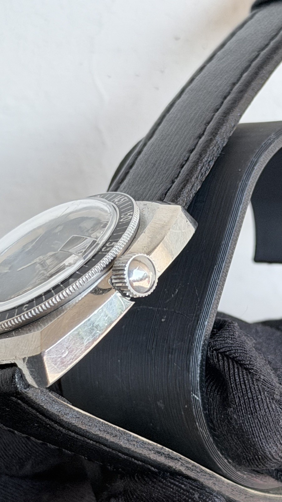 Jungfrau Sub 1968 Diver Automatic ETA 38mm Bakelite Bezel Steel Rare