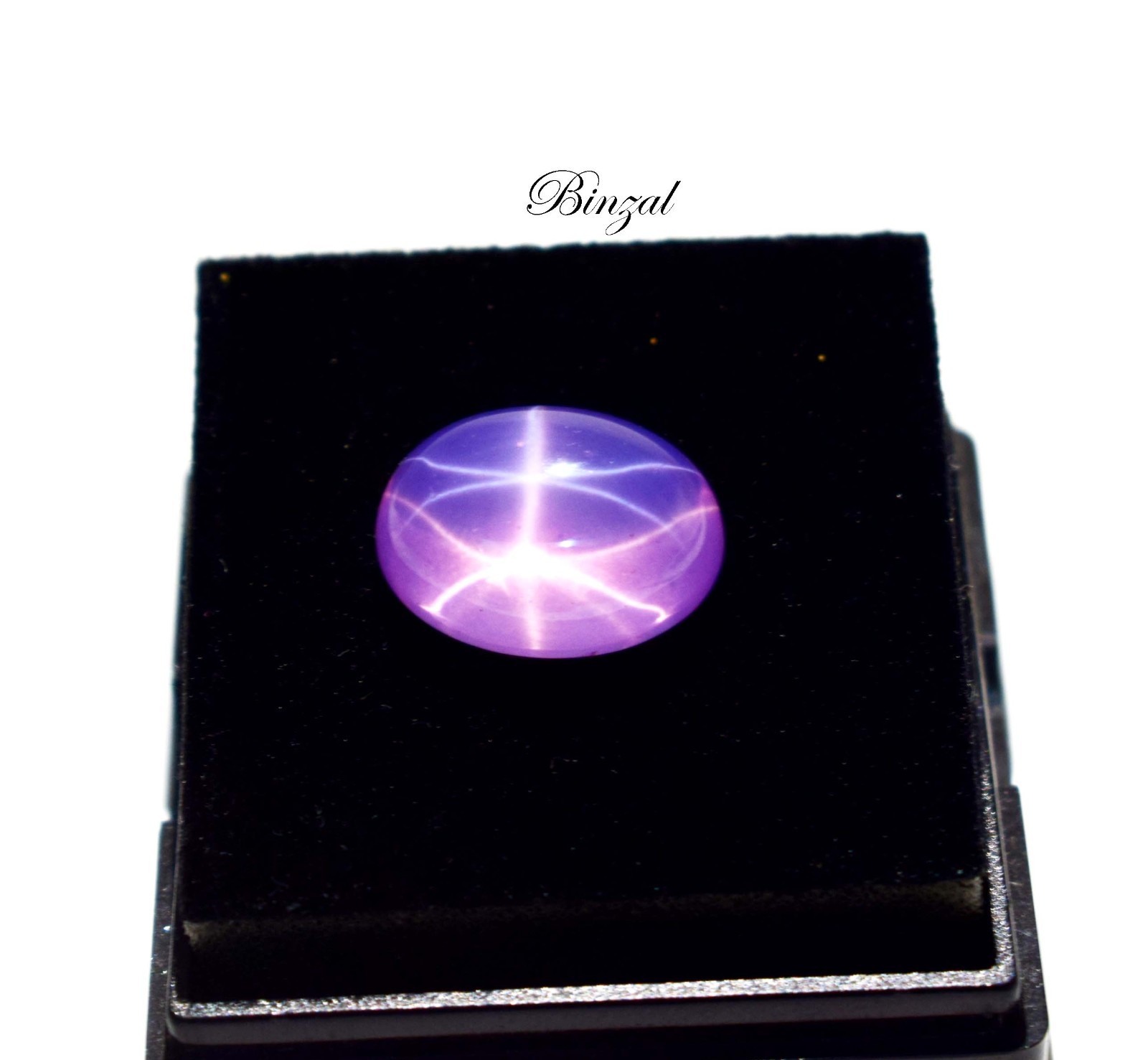 16ct Lavender Pink Purple Star Ruby 6 Ray Star Ruby Cabochon Star Loose Gemstone