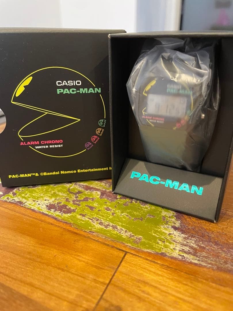 CASIO Pac-Man Limited Collaboration F-91WPC-1AJR Digital Watch Neon Color New