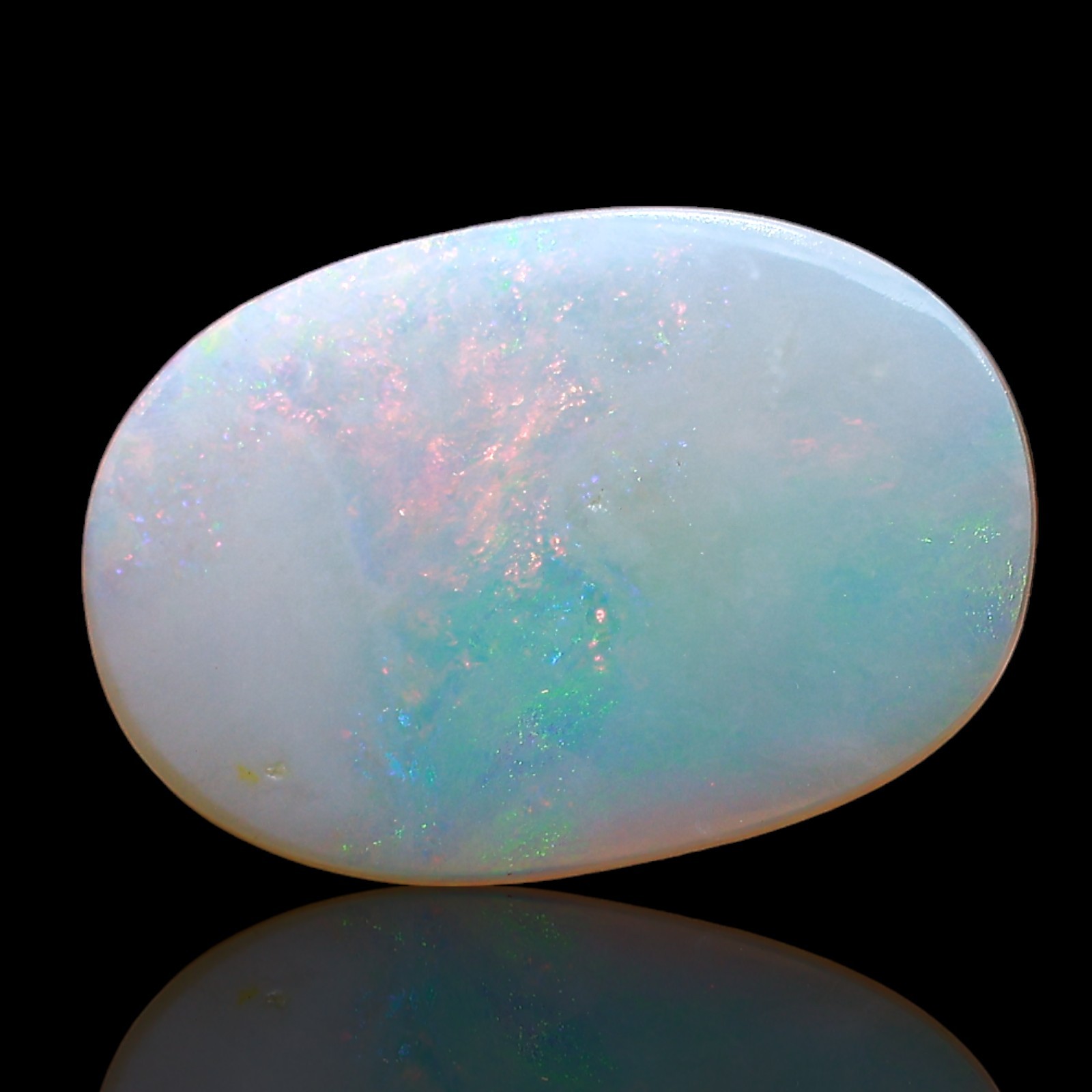 2.00 Cts Natural Oval Fire Opal Spiritual Cabochon Gemstone 14x10x2 mm