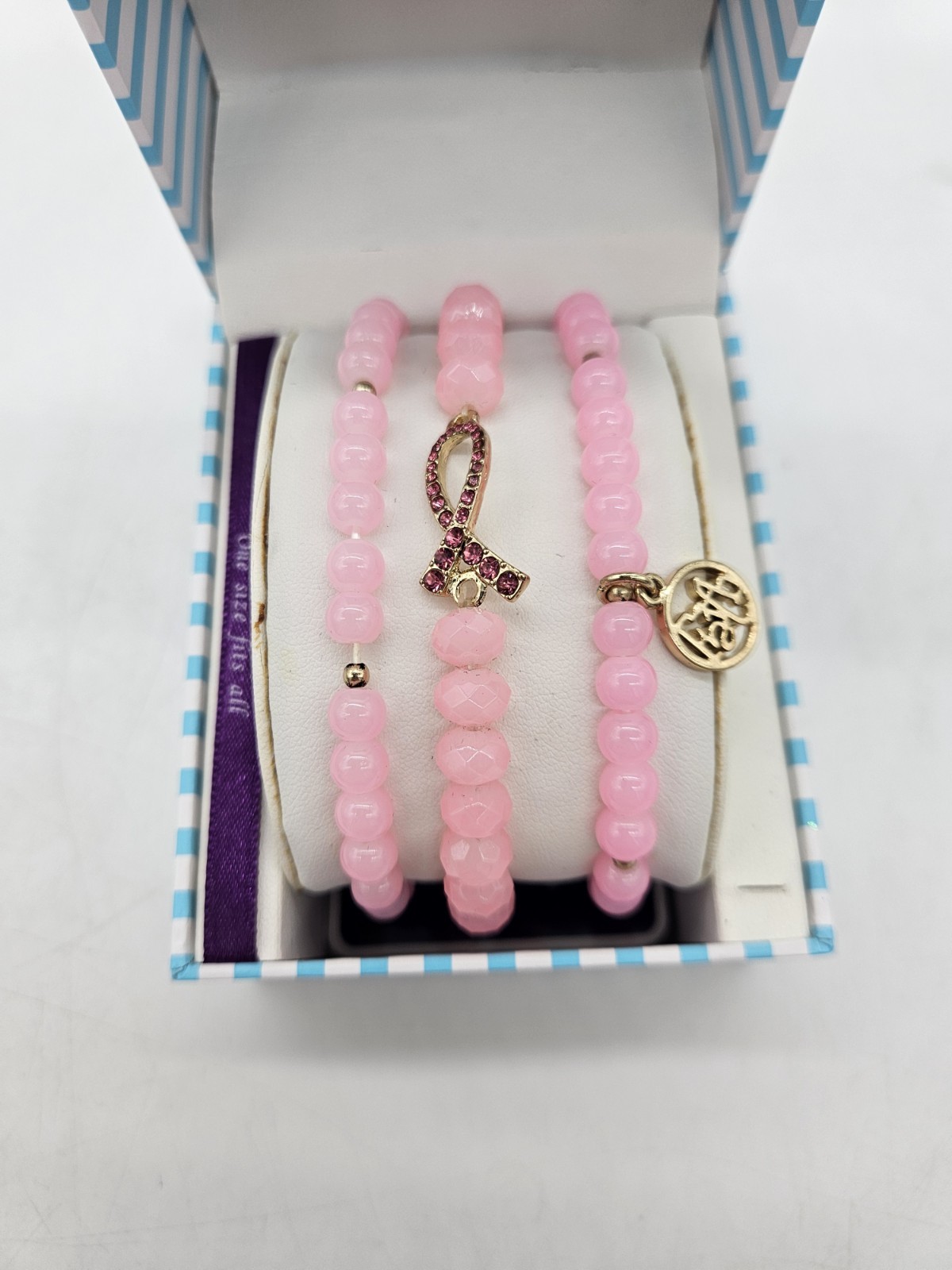 Bella Perlina I Faith Hope Love set of three 3 Bracelets