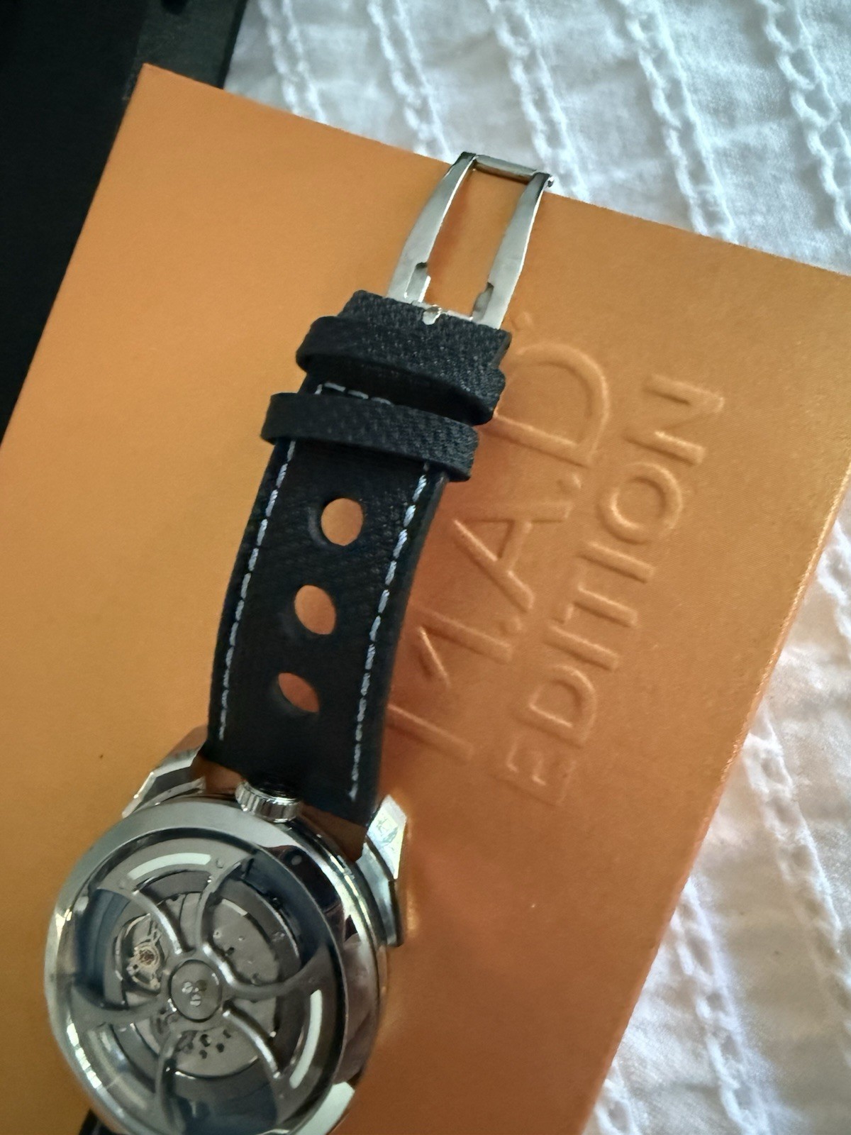MB&F Mad Editions M.A.D.1s Ice Blue MBF Limited Edition with Box & Papers