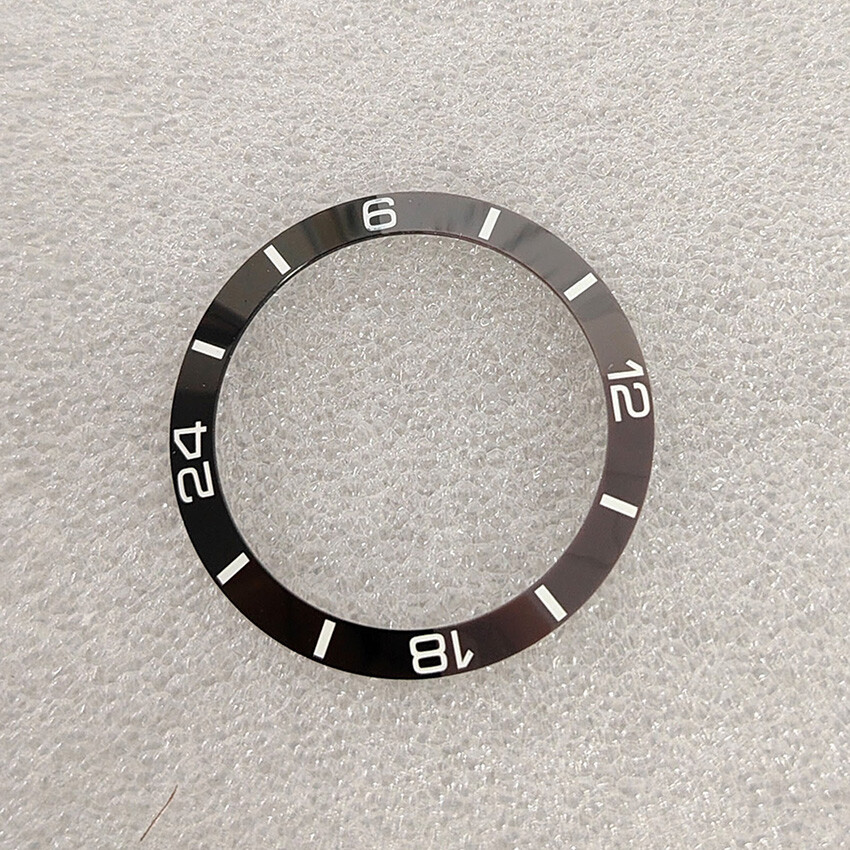 38MM Two-color Bevelled Ceramic Bezel Watch Insert Ring Inside Diameter 30.5MM