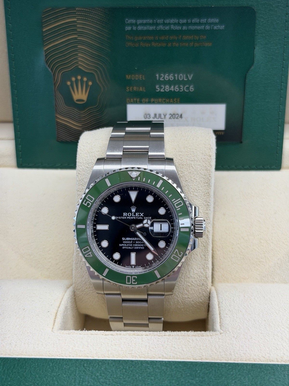 2024 Rolex Submariner “Starbucks” 40mm Automatic Watch 126610LV